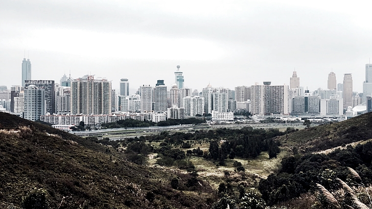 沙嶺南坑，香港的盡頭，對岸的開端